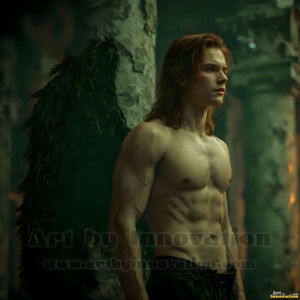 In this gallery, AI-generated dark angels handsome fallen angels with massive black and silver wings in gothic atmospheric settings. UHD digital art collection.