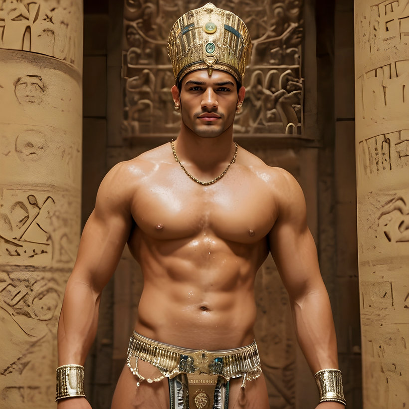 King Tutankhamun - AI History Art
