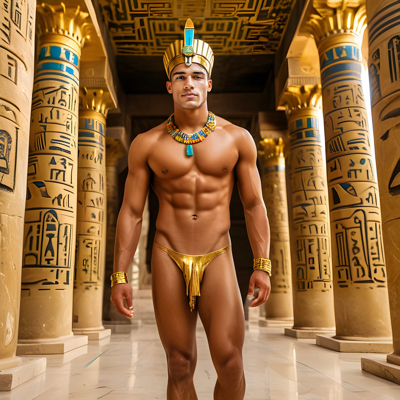 King Tutankhamun - AI History Art