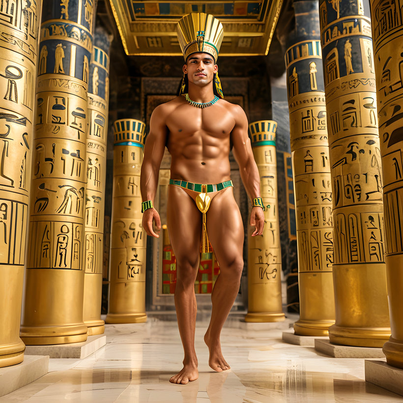 King Tutankhamun - AI History Art