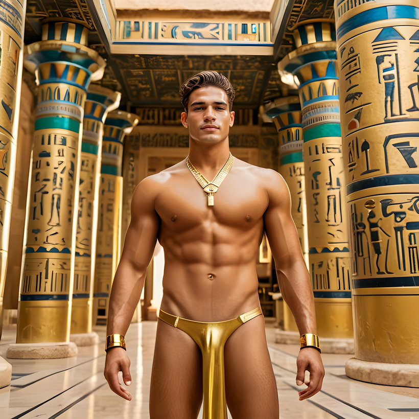 King Tutankhamun - AI History Art