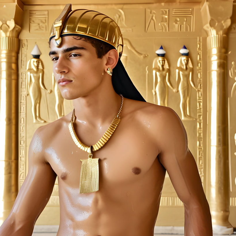 King Tutankhamun - AI History Art