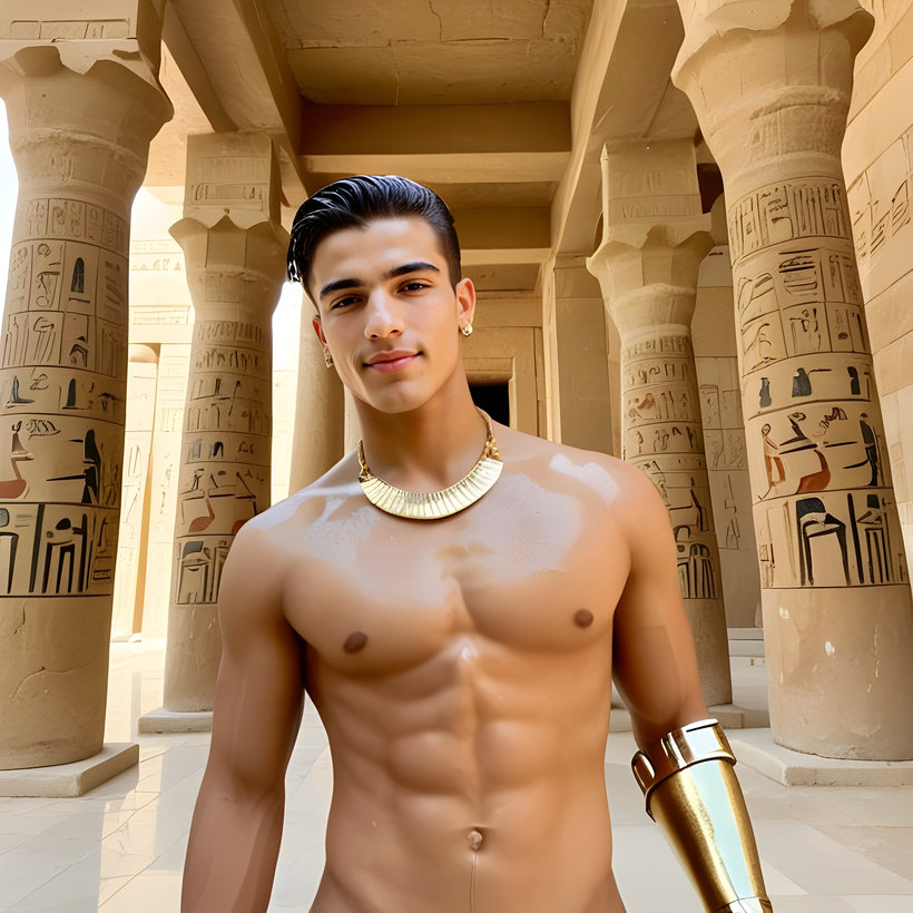 King Tutankhamun - AI History Art