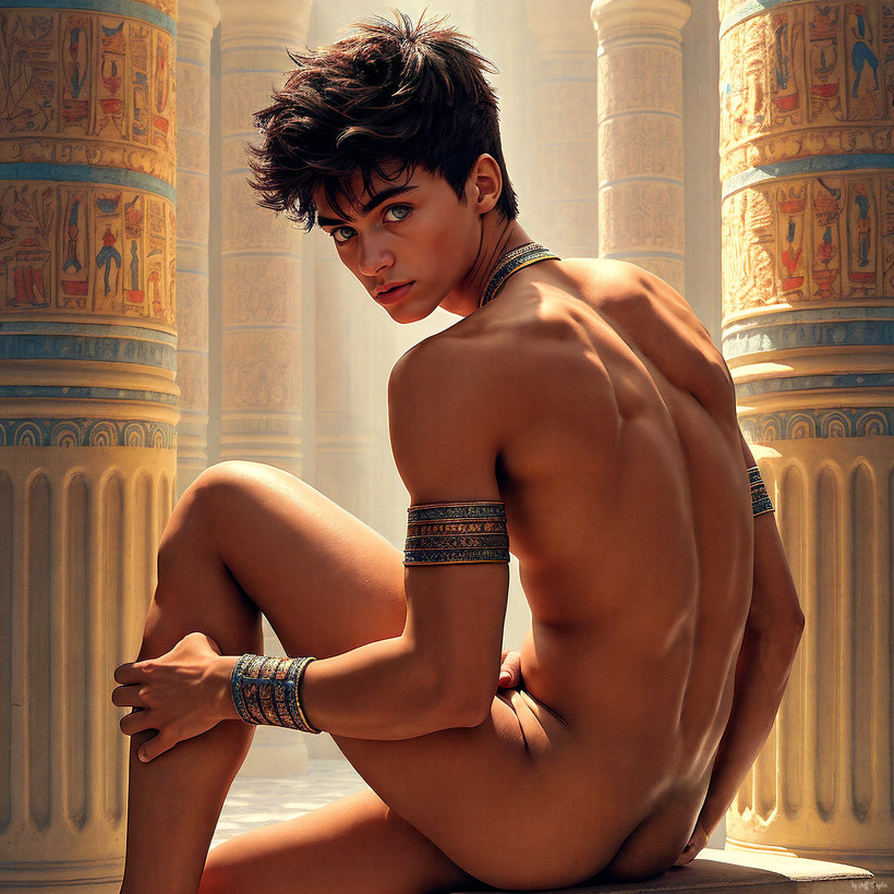 King Tutankhamun - AI History Art