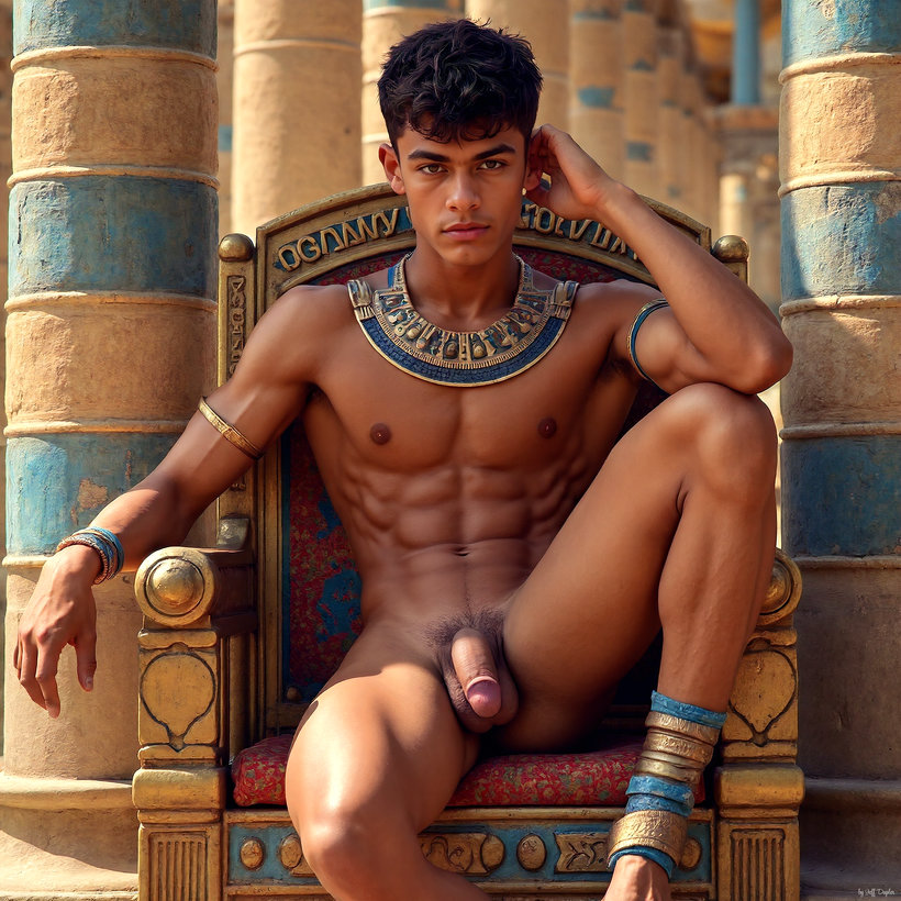 King Tutankhamun - AI History Art