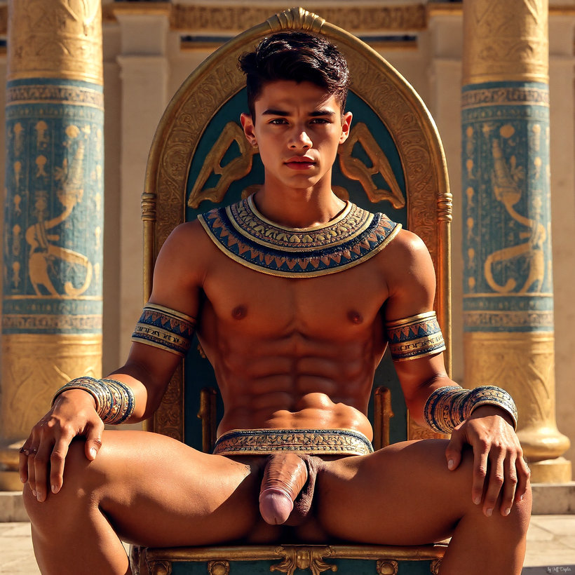 King Tutankhamun - AI History Art