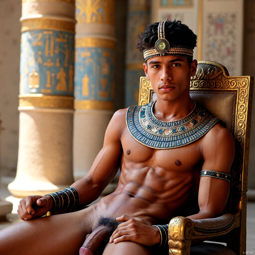 King Tutankhamun - AI History Art