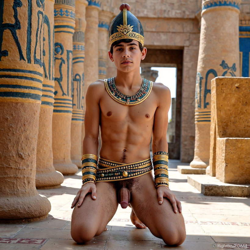 King Tutankhamun - AI History Art