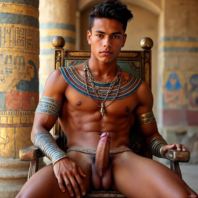 King Tutankhamun - AI History Art