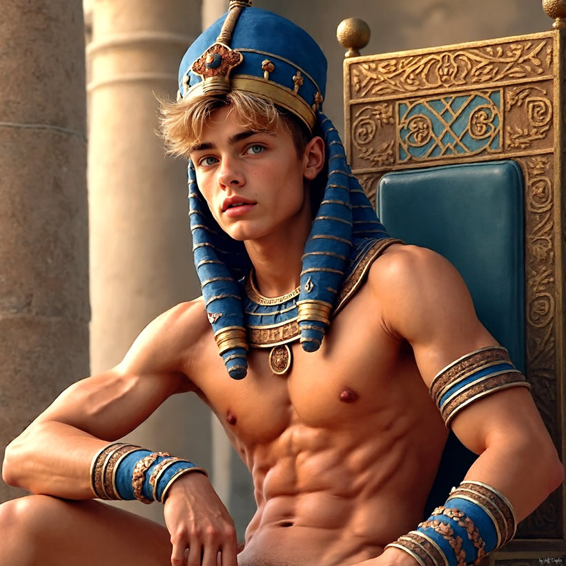 King Tutankhamun - AI History Art