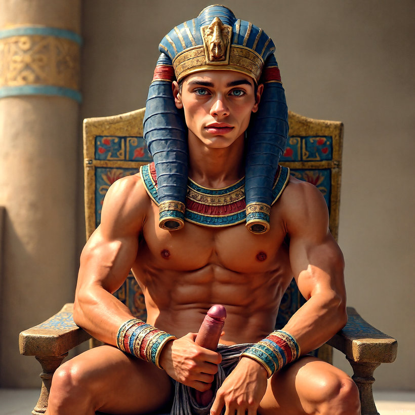 King Tutankhamun - AI History Art
