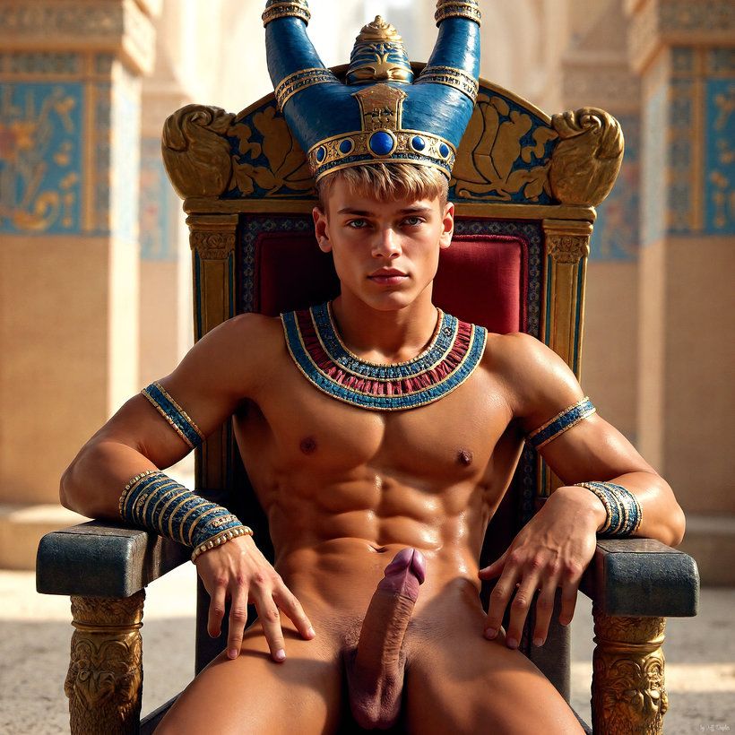 King Tutankhamun - AI History Art