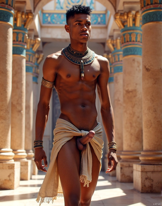 King Tutankhamun - AI History Art