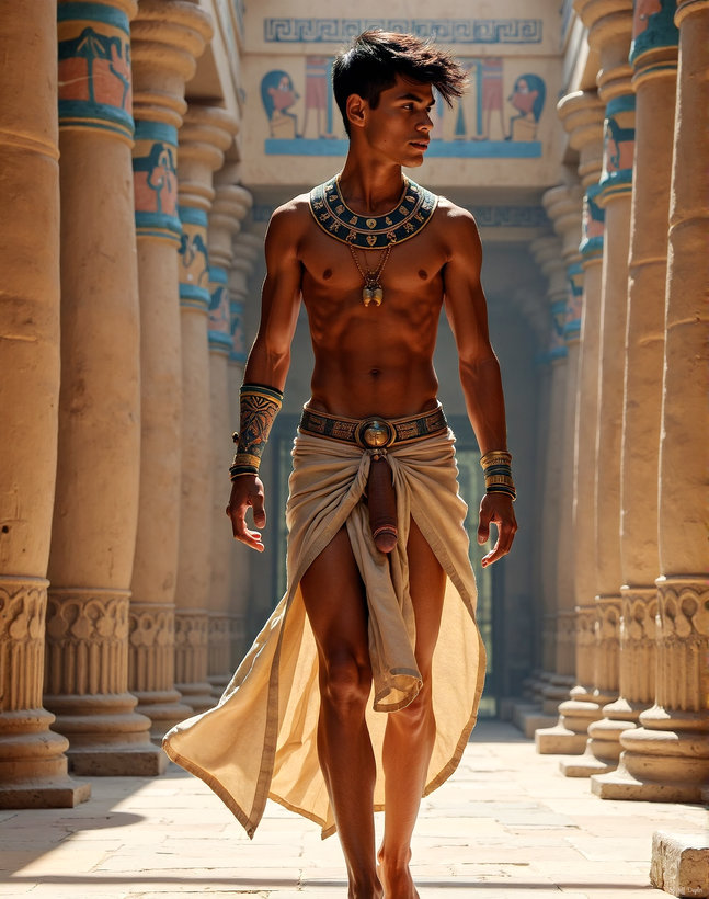 King Tutankhamun - AI History Art