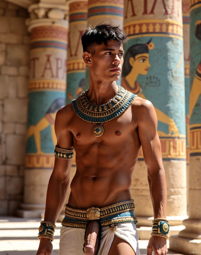 King Tutankhamun - AI History Art