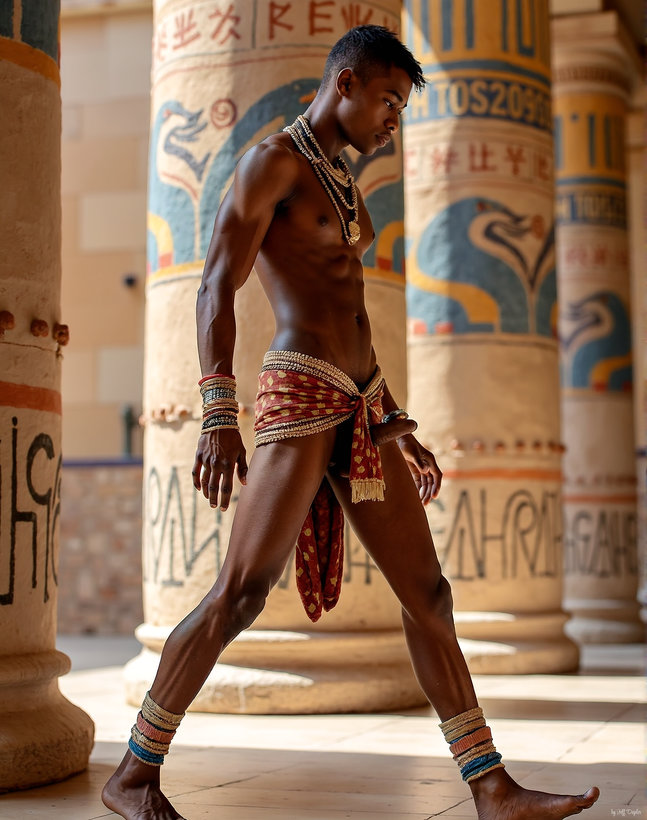 King Tutankhamun - AI History Art