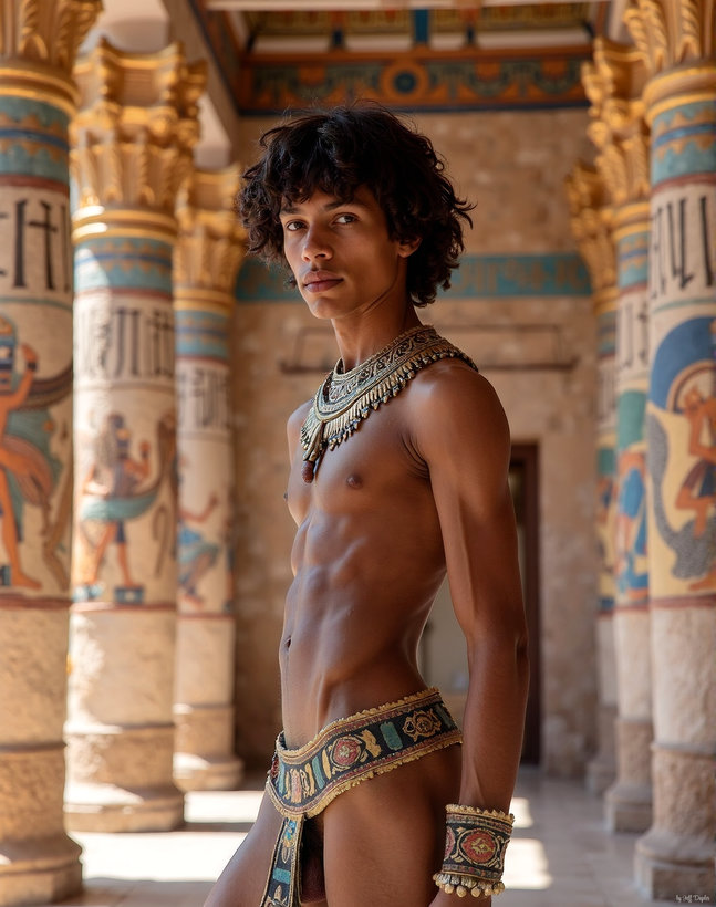 King Tutankhamun - AI History Art