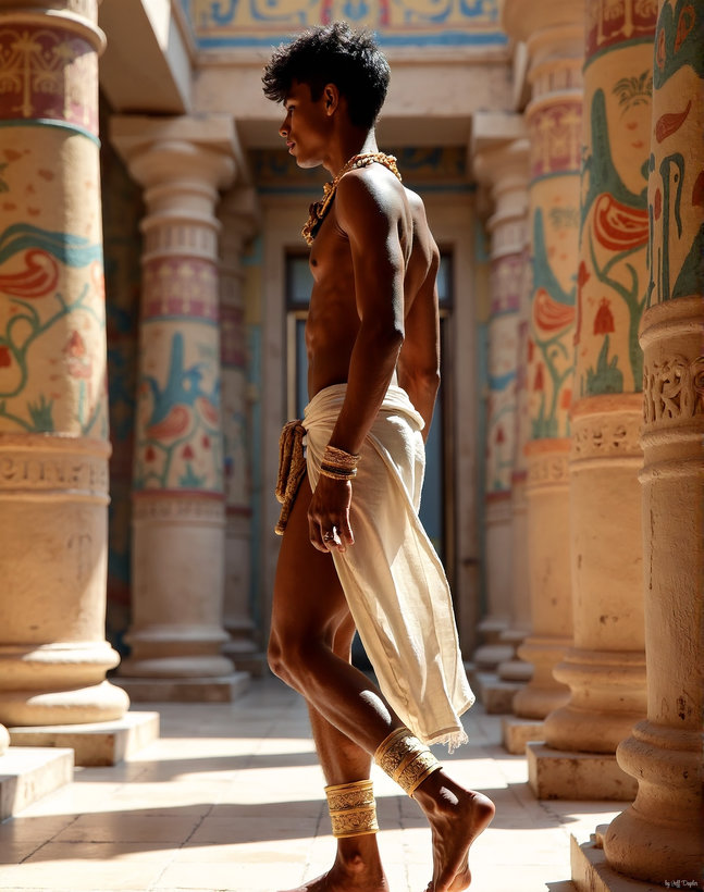 King Tutankhamun - AI History Art