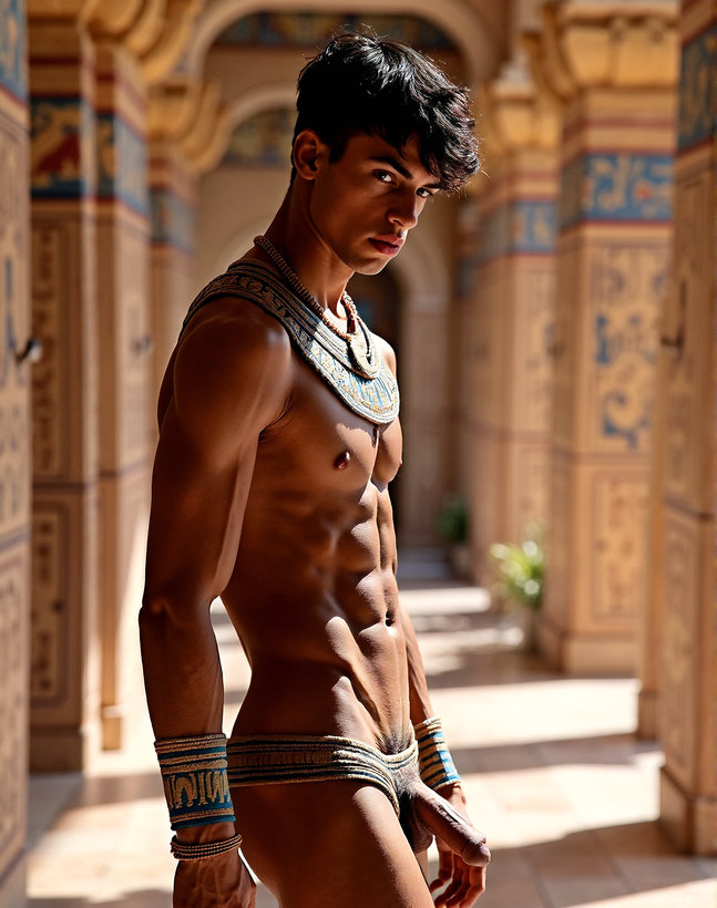 King Tutankhamun - AI History Art