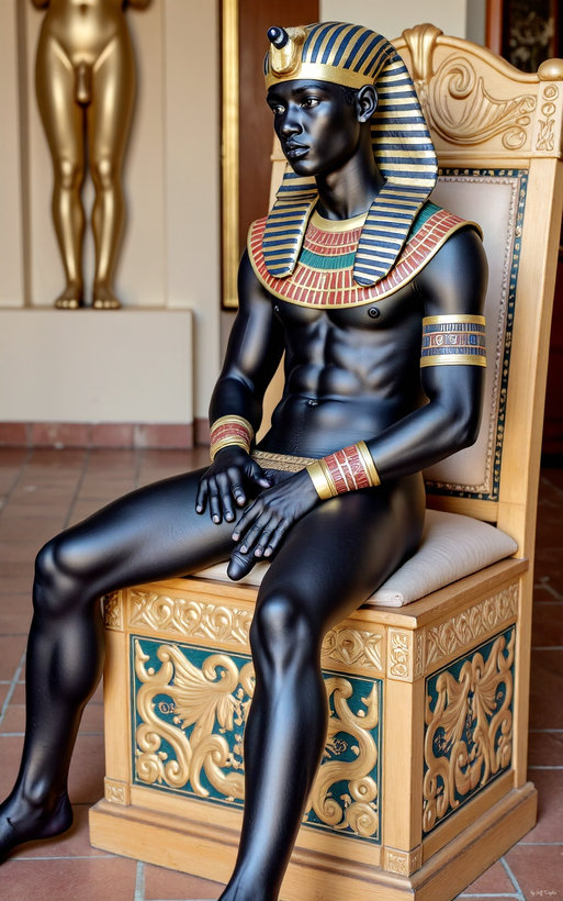 King Tutankhamun - AI History Art