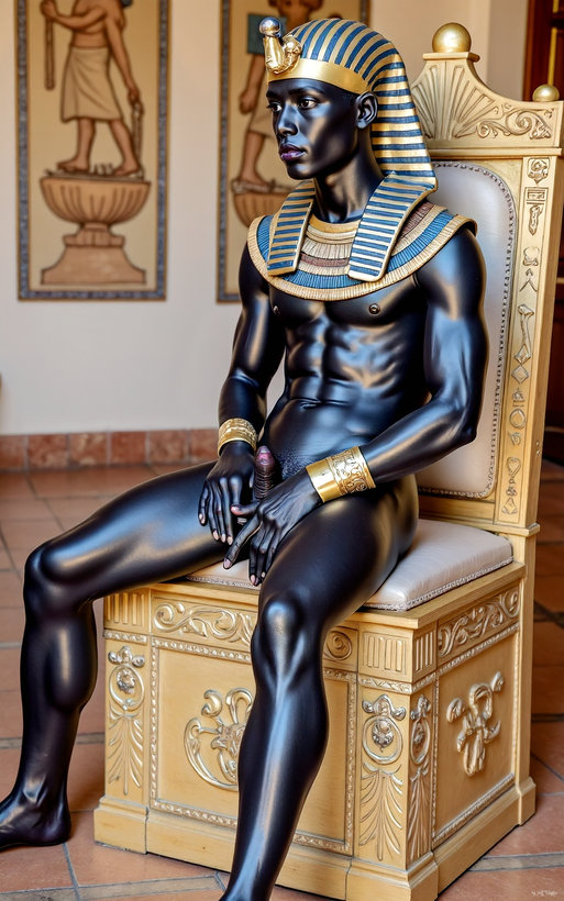 King Tutankhamun - AI History Art
