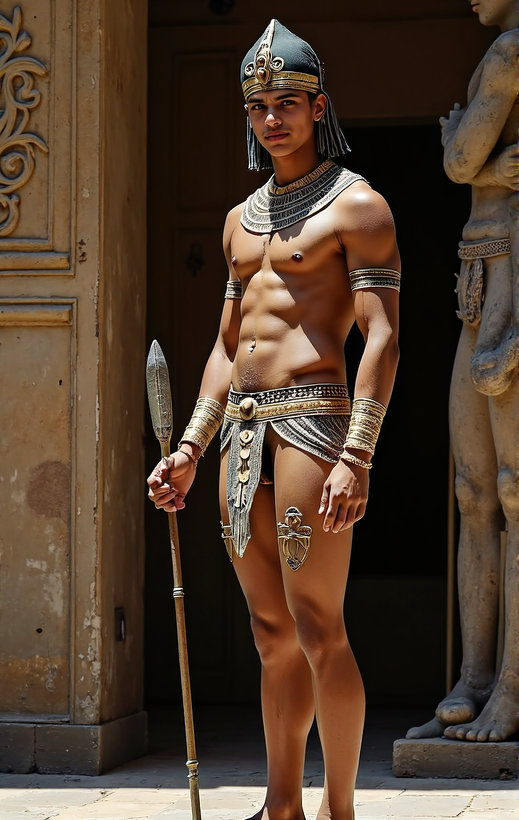 King Tutankhamun - AI History Art