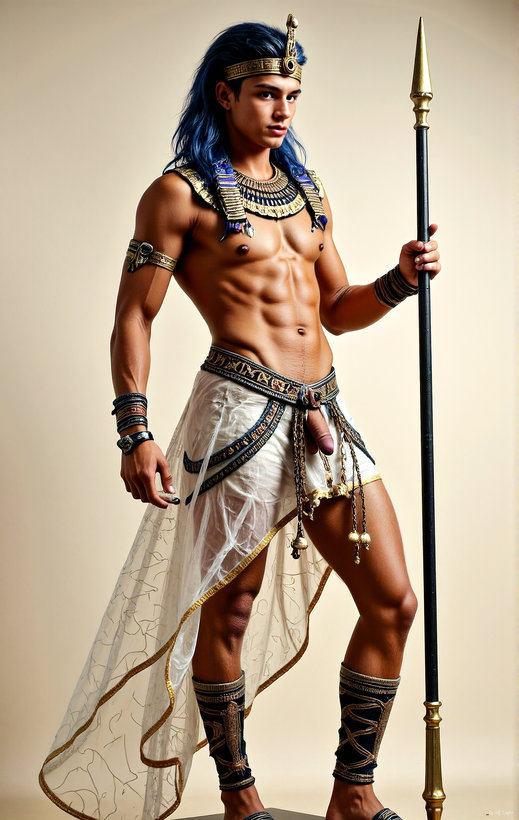 King Tutankhamun - AI History Art