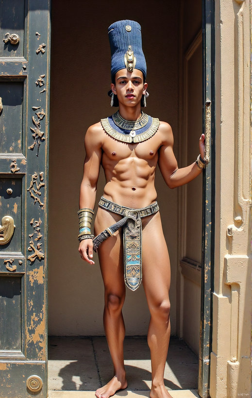King Tutankhamun - AI History Art