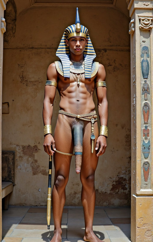 King Tutankhamun - AI History Art