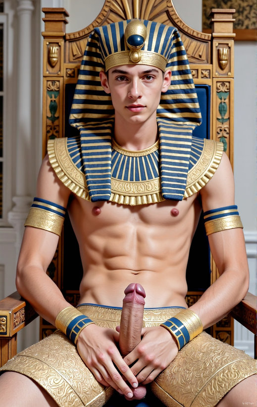 King Tutankhamun - AI History Art