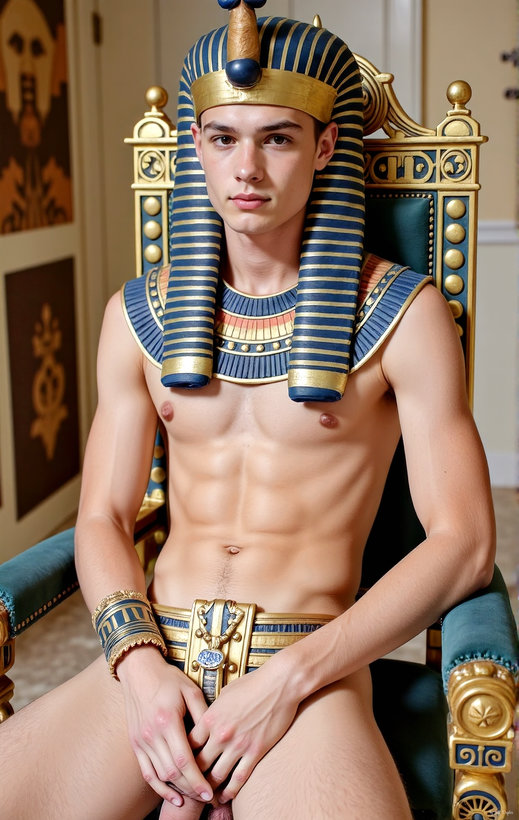 King Tutankhamun - AI History Art