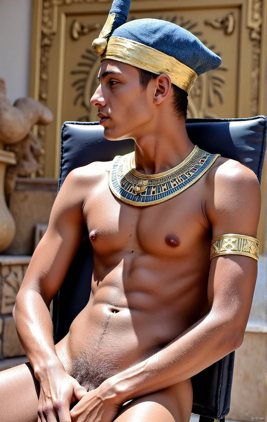 King Tutankhamun - AI History Art