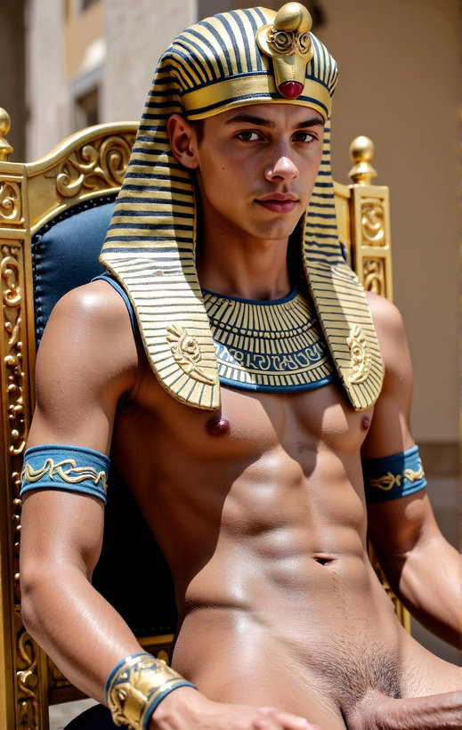 King Tutankhamun - AI History Art