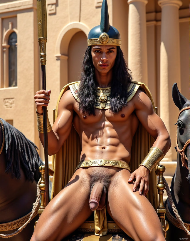 King Tutankhamun - AI History Art