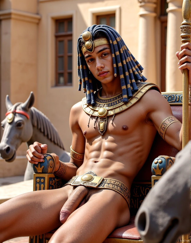 King Tutankhamun - AI History Art