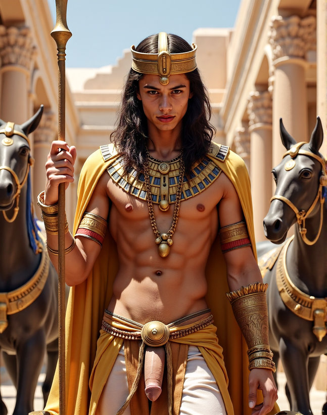 King Tutankhamun - AI History Art