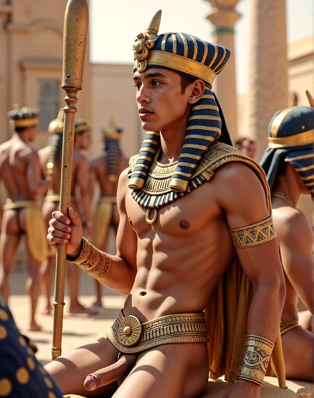 King Tutankhamun - AI History Art