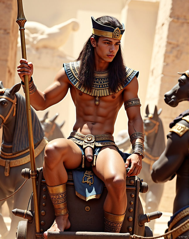 King Tutankhamun - AI History Art