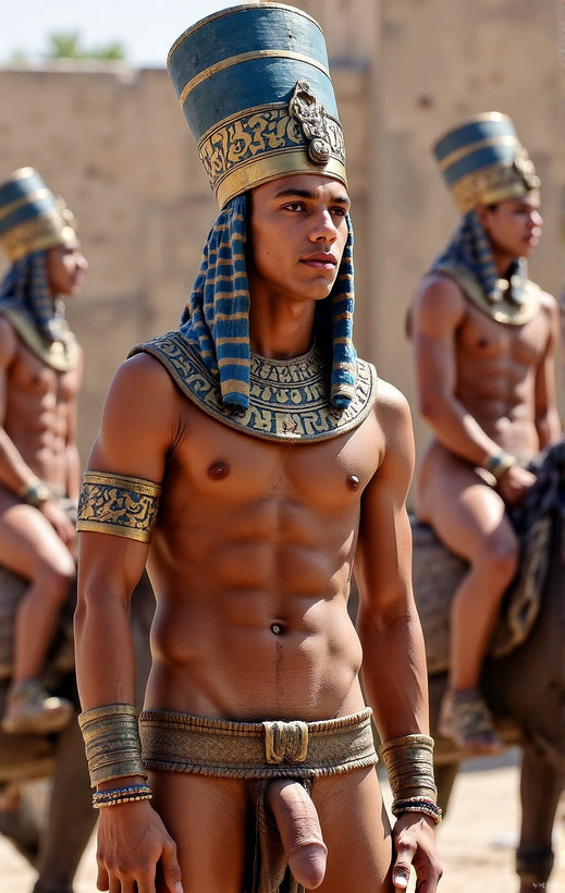 King Tutankhamun - AI History Art