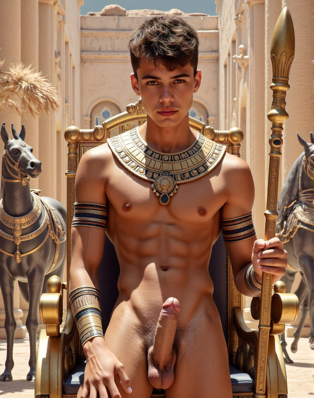 King Tutankhamun - AI History Art