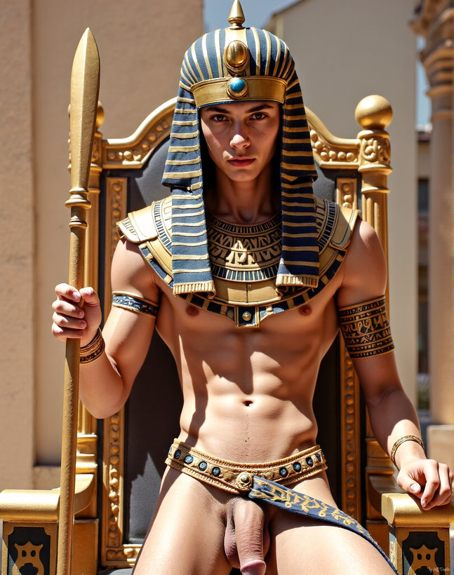 King Tutankhamun - AI History Art