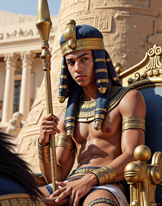 King Tutankhamun - AI History Art