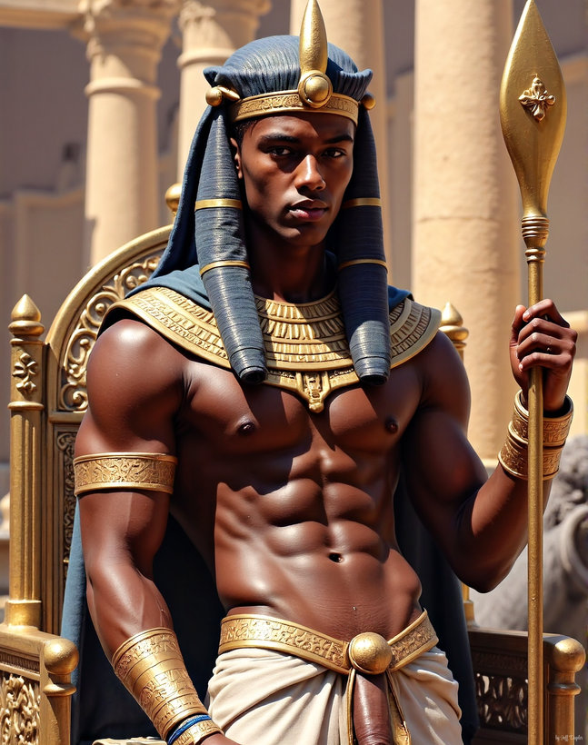 King Tutankhamun - AI History Art