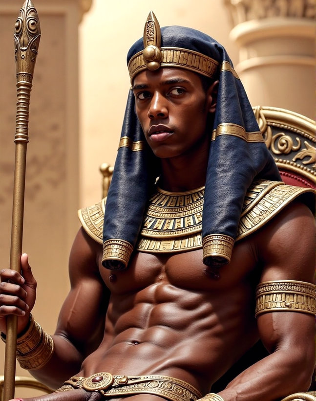 King Tutankhamun - AI History Art
