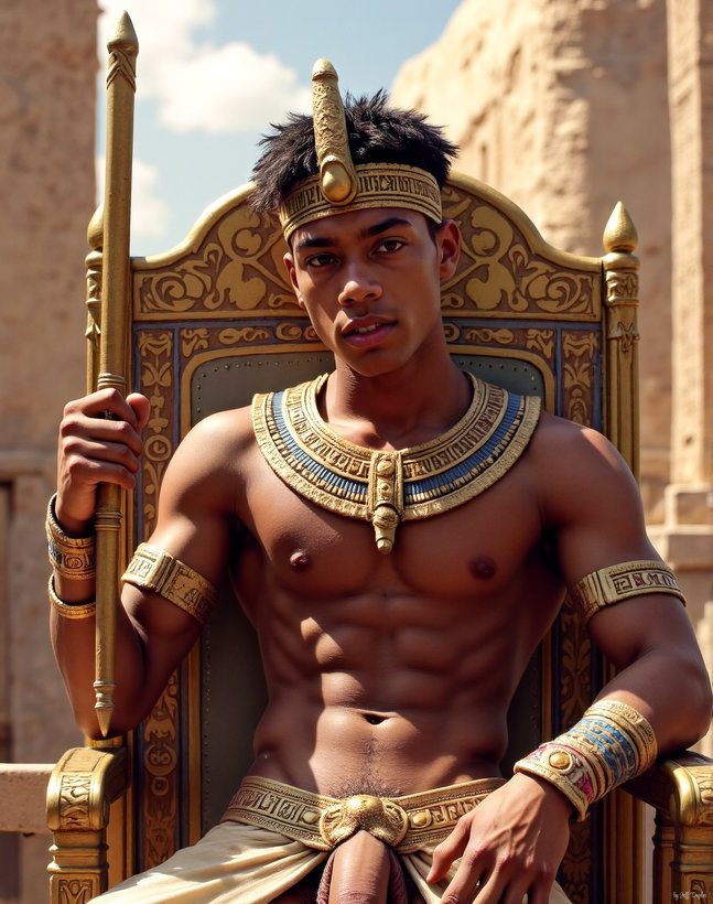 King Tutankhamun - AI History Art