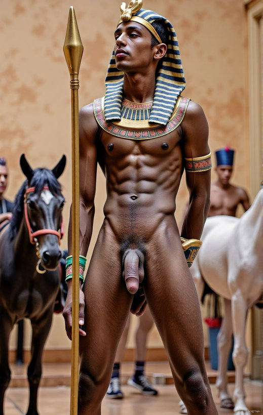King Tutankhamun - AI History Art
