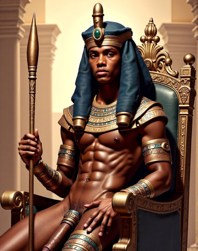 King Tutankhamun - AI History Art