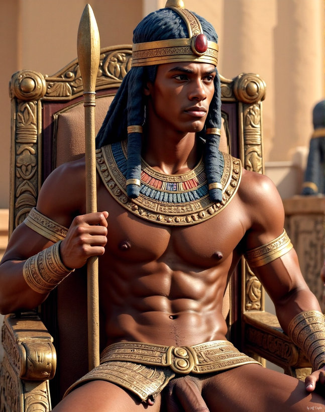 King Tutankhamun - AI History Art