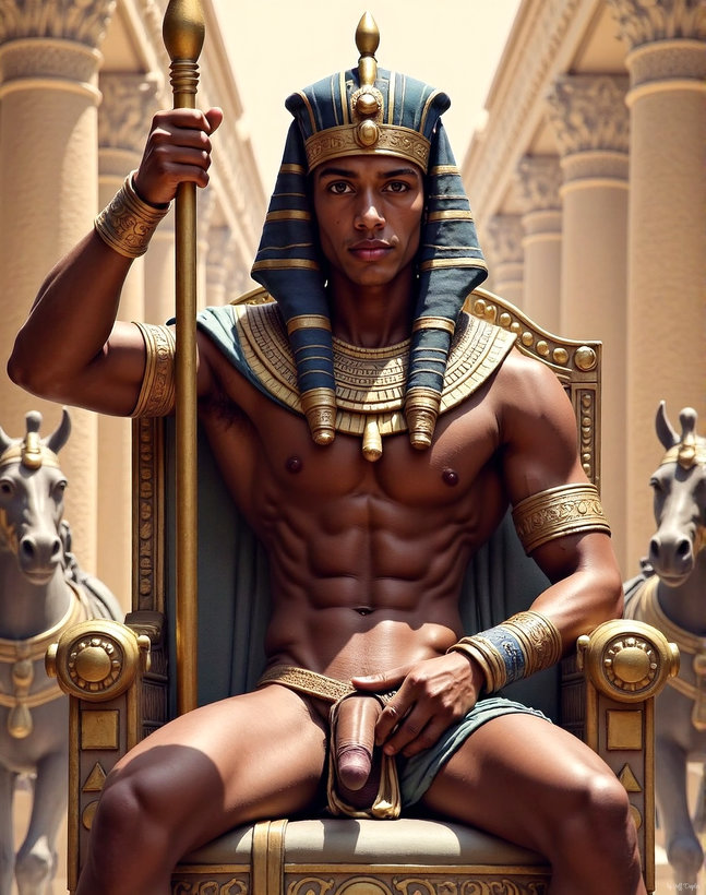 King Tutankhamun - AI History Art