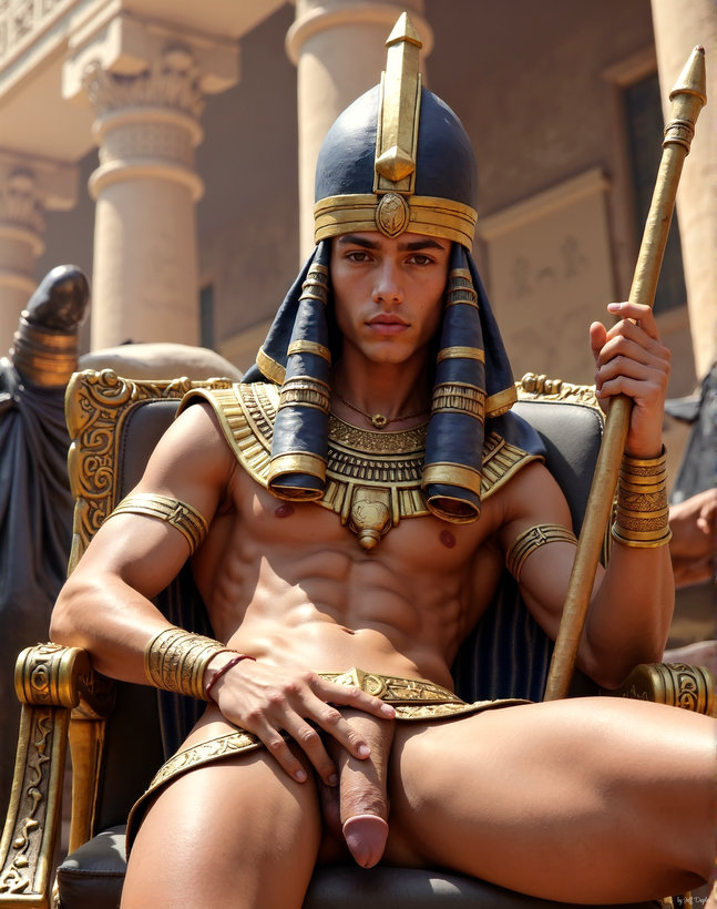 King Tutankhamun - AI History Art
